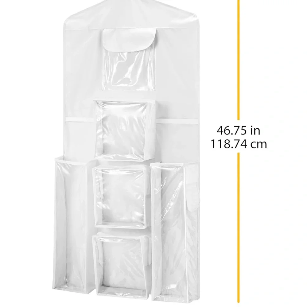 Whitomer White Hanging Closet Organizer